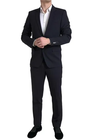 Dolce & Gabbana Homme, Costumes, Bleu, Taille: L Costume Slim Fit Foncé de la Collection Martini