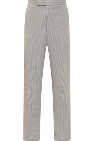 Thom Browne Homme, Pantalons, Gris, Taille: L Pantalon Taille Basse