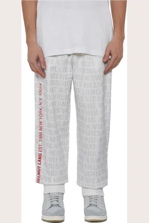 Helmut Lang Homme, Pantalons, Blanc, Taille: S Pantalon droit