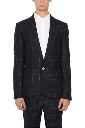 D.A. Daniele Alessandrini Homme, Vestes, Bleu, Taille: S Blazers