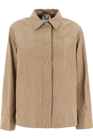 Aspesi Femme, Vestes, Brun, Taille: 40 FR Veste en Nylon Taffetas Imperméable