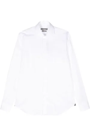 corneliani Homme, Chemises, Blanc, Taille: 2XL Chemises Homme Blanches Ss24