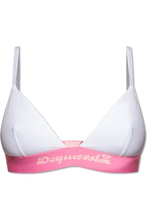 Dsquared2 Femme, Sous-vêtements, Blanc, Taille: 40 FR Soutien-gorge avec Logo