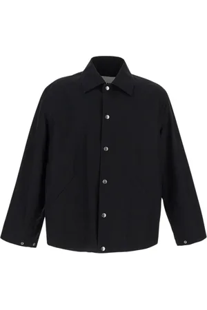 Jil Sander Homme, Vestes, Noir, Taille: M Veste en coton à manches longues