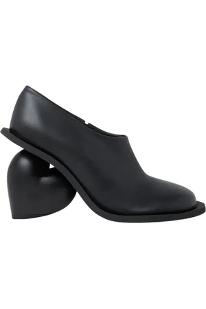 Yume Yume Femme, Chaussures, Noir, Taille: 36 EU Bottes à Talon en Forme de Cœur en Similicuir