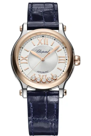 Chopard Femme, Accessoires, Bleu, Taille: ONE Size Happy Sport Montre Automatique en Acier