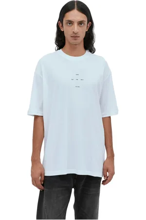 SONG FOR THE MUTE Homme, Tops, Blanc, Taille: L T-Chemises