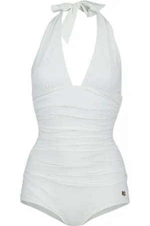 Dolce & Gabbana Femme, Maillots de bain, Blanc, Taille: 36 FR Maillot de bain une pièce
