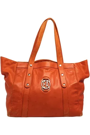 Emporio Armani Femme, Pre-owned, , Taille: ONE Size Pre-owned Cuir cabas