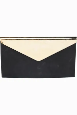 Jimmy Choo Femme, Pre-owned, Noir, Taille: ONE Size Pre-owned Daim pochettes-minaudieres