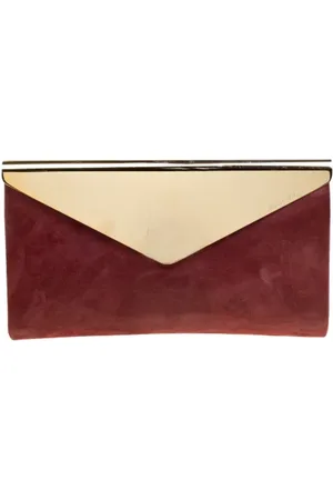 Jimmy Choo Femme, Pre-owned, Rouge, Taille: ONE Size Pre-owned Cuir pochettes-minaudieres