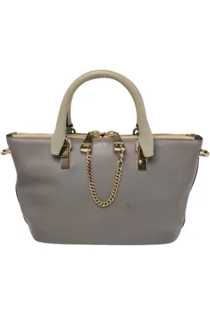 Chloé Femme, Pre-owned, Gris, Taille: ONE Size Pre-owned Cuir cabas