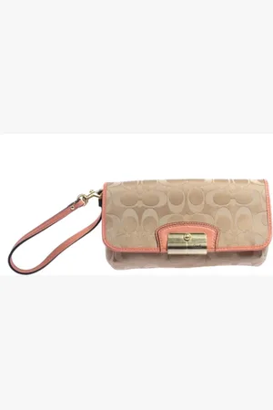 Coach Femme, Pre-owned, , Taille: ONE Size Pre-owned Toile pochettes-minaudieres