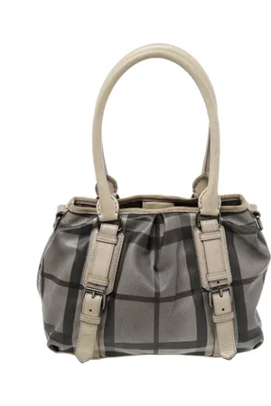 Burberry Femme, Pre-owned, Multicolore, Taille: ONE Size Pre-owned Cuir cabas