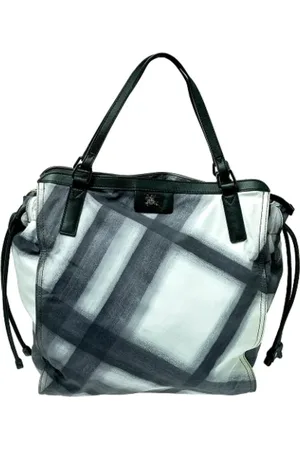 Burberry Femme, Pre-owned, Multicolore, Taille: ONE Size Pre-owned Nylon cabas