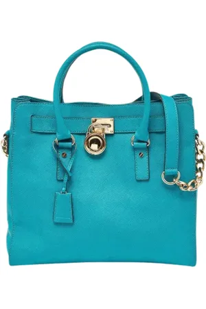 Michael Kors Femme, Pre-owned, Vert, Taille: ONE Size Pre-owned Cuir cabas