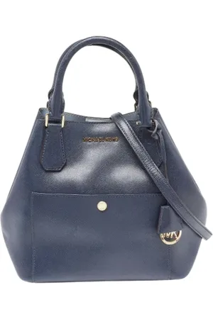 Michael Kors Femme, Pre-owned, Bleu, Taille: ONE Size Pre-owned Cuir cabas