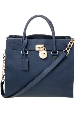 Michael Kors Femme, Pre-owned, Bleu, Taille: ONE Size Pre-owned Cuir cabas
