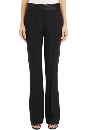 Helmut Lang Femme, Pantalons, Noir, Taille: 38 FR Pantalon Bootcut en Laine