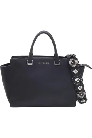 Michael Kors Femme, Pre-owned, Noir, Taille: ONE Size Pre-owned Cuir cabas
