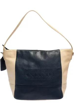 Coach Femme, Pre-owned, Bleu, Taille: ONE Size Pre-owned Cuir sacs-main