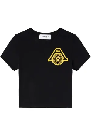 AMBUSH Femme, Tops, Noir, Taille: 38 FR T-shirt Élégant Bourse dÉtudes
