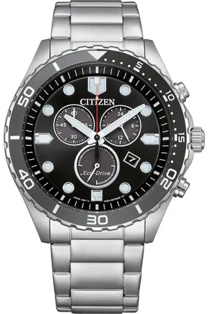 Citizen Femme, Accessoires, Noir, Taille: ONE Size Montre Sportive Aqua Chrono