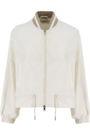 PANICALE Femme, Vestes, , Taille: 38 FR Veste Bomber Sportive avec Détails Raffinés