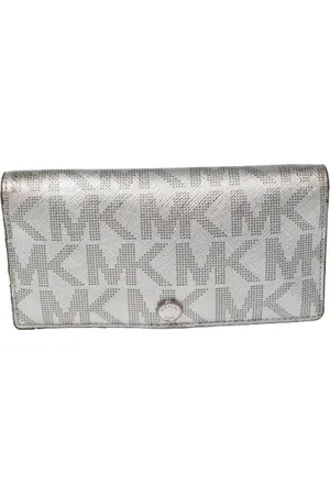 Michael Kors Femme, Pre-owned, Gris, Taille: ONE Size Pre-owned Coated canvas petite-maroquinerie