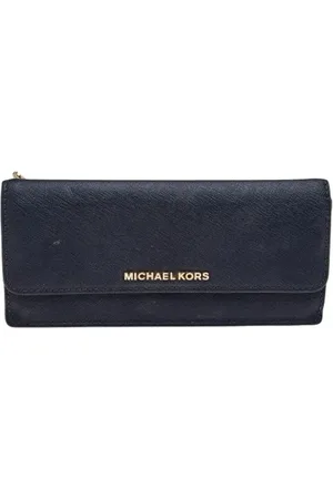 Michael Kors Femme, Pre-owned, Bleu, Taille: ONE Size Pre-owned Cuir petite-maroquinerie