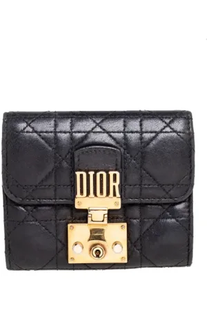 Dior Femme, Pre-owned, Noir, Taille: ONE Size Pre-owned Cuir petite-maroquinerie