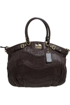 Coach Femme, Pre-owned, Brun, Taille: ONE Size Pre-owned Cuir sacs-main