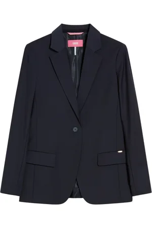 Cinque Femme, Vestes, Bleu, Taille: 38 FR Blazer Business Femme avec Fermeture à Un Bouton