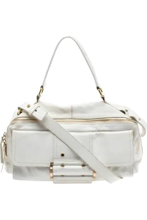 Givenchy Femme, Pre-owned, Blanc, Taille: ONE Size Pre-owned Cuir sacs-ports-paule