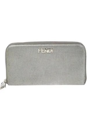 Fendi Femme, Pre-owned, Gris, Taille: ONE Size Pre-owned Cuir petite-maroquinerie