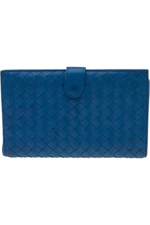 Bottega Veneta Femme, Pre-owned, Bleu, Taille: ONE Size Pre-owned Cuir petite-maroquinerie