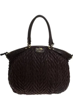 Coach Femme, Pre-owned, Brun, Taille: ONE Size Pre-owned Nylon sacs-main