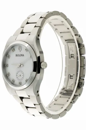 BULOVA Femme, Accessoires, Gris, Taille: ONE Size Montre Surveyor Piccoli Secondi