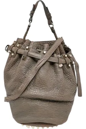 Alexander Wang Femme, Pre-owned, Gris, Taille: ONE Size Pre-owned Cuir sacs-ports-paule