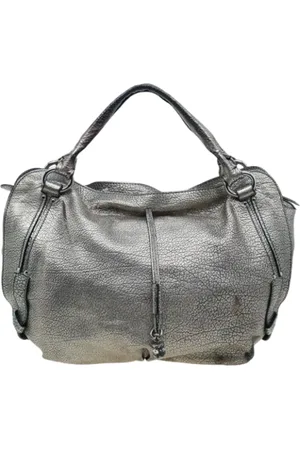 Céline Femme, Pre-owned, Gris, Taille: ONE Size Pre-owned Cuir sacs-main