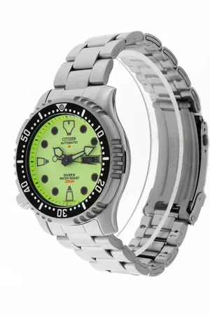 Citizen Femme, Accessoires, Gris, Taille: ONE Size Montre de plongée automatique