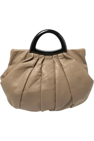Emporio Armani Femme, Pre-owned, Gris, Taille: ONE Size Pre-owned Cuir sacs-main