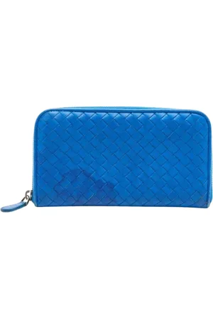 Bottega Veneta Femme, Pre-owned, Bleu, Taille: ONE Size Pre-owned Cuir petite-maroquinerie