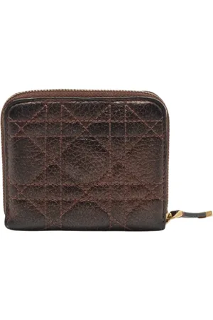 Dior Femme, Pre-owned, Gris, Taille: ONE Size Pre-owned Cuir petite-maroquinerie