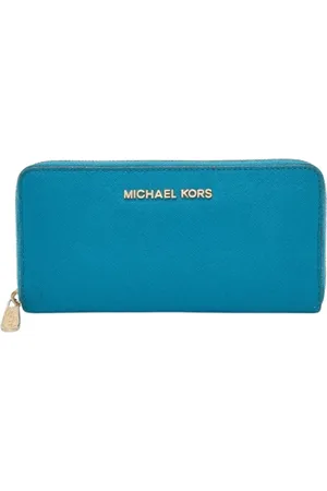 Michael Kors Femme, Pre-owned, Bleu, Taille: ONE Size Pre-owned Cuir petite-maroquinerie