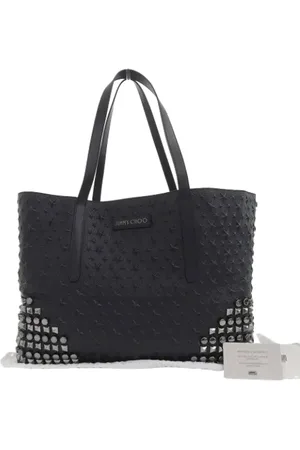 Jimmy Choo Femme, Pre-owned, Noir, Taille: ONE Size Pre-owned Cuir sacs-ports-paule