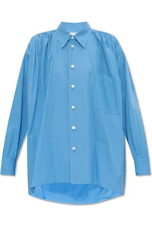 Bottega Veneta Femme, Blouses et Chemises, Bleu, Taille: 36 FR Chemise ample