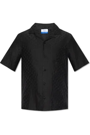 OFF-WHITE Homme, Chemises, Noir, Taille: XL Chemise en soie