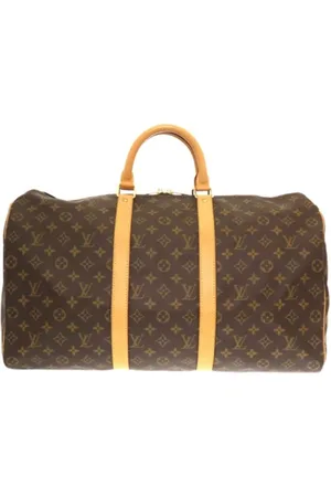LOUIS VUITTON Femme, Pre-owned, Brun, Taille: ONE Size Pre-owned Toile sacs-de-voyage