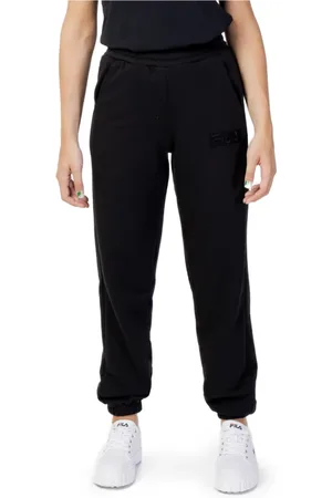 Fila Femme, Pantalons, Bleu, Taille: 38 FR Pantalon en Coton Bleu pour Femmes